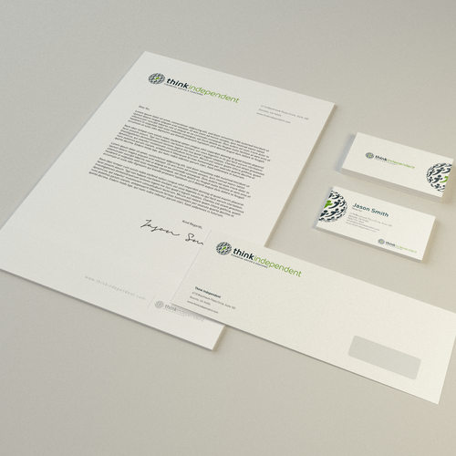 Create a logo capturing the essence of Independence Design by See7
