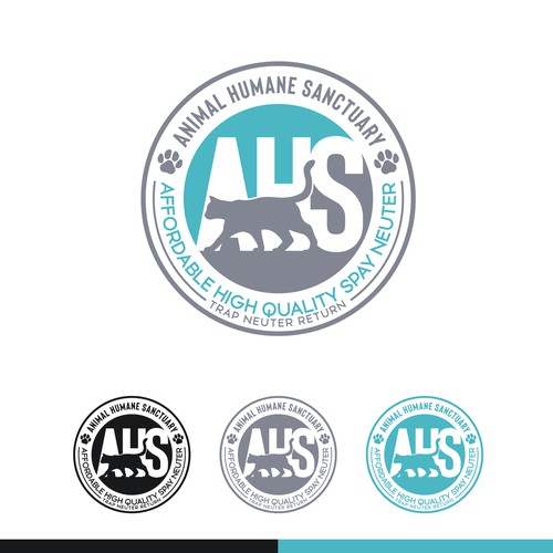 99NONPROFITS: Classy Logo For High Quality Low-Cost Spay Neuter Clinic & Animal Welfare Organization Design by B"n"W