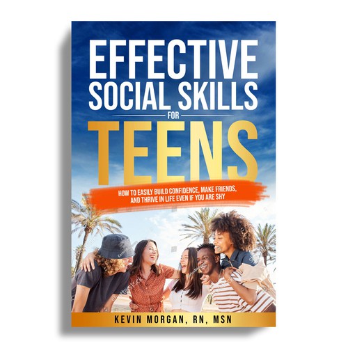 beach scene for a book cover appealing to teens Design by Mr.TK