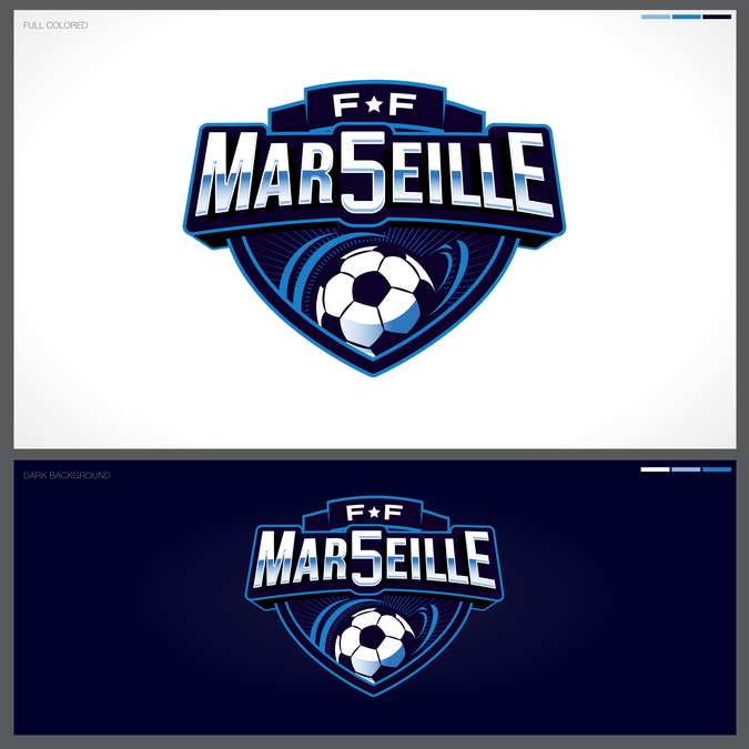 créer un logo pour une équipe de foot à 5 trés médiatisé championne de France 2014 et vice 2015