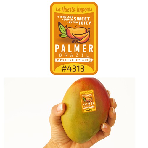 mango PLU sticker Sticker contest