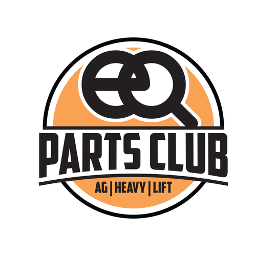 'Design a powerful emblem logo for heavy equipment parts platform ...