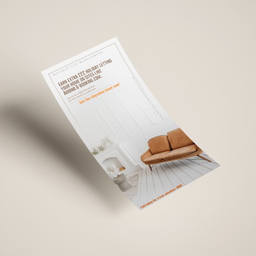 Airbnb management flyer Diseño de AdinaT