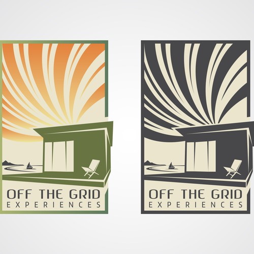 create a descriptive funky logo for eco stay and learn experience Design by Red Berry Ink