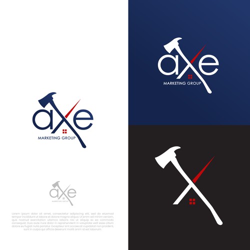 aXe Marketing Group needs a cool and creative logo Design by Dadisigner