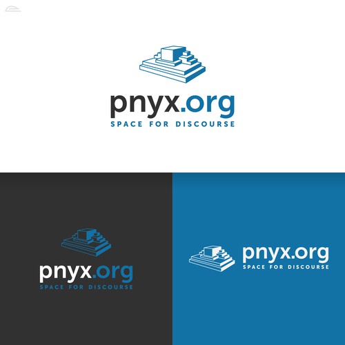 Create the identity of pnyx.org - the project that will change the way we engage in public debate Design by eonesh