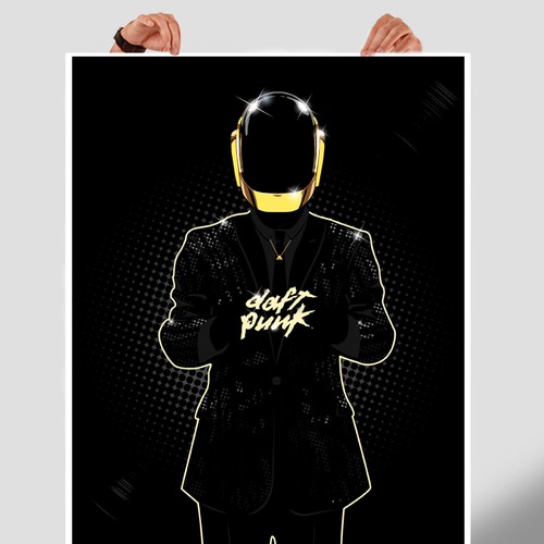 Design 99designs community contest: create a Daft Punk concert poster por JulesRules