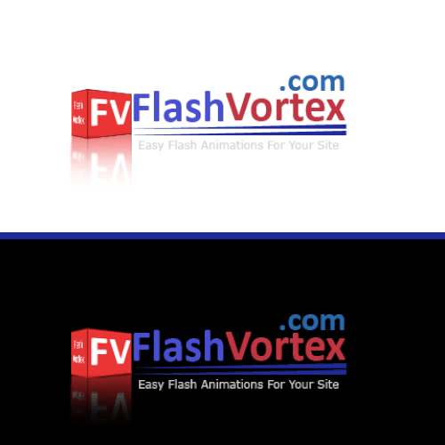 FlashVortex.com logo Design by wolf25