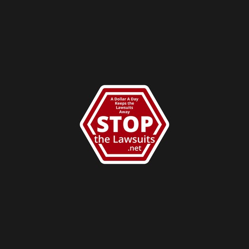 Stop The Lawsuits Design by AnugerahPagi