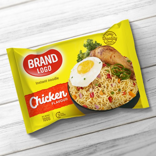 Fresh Identity for Instant noodles Design by mwirdan