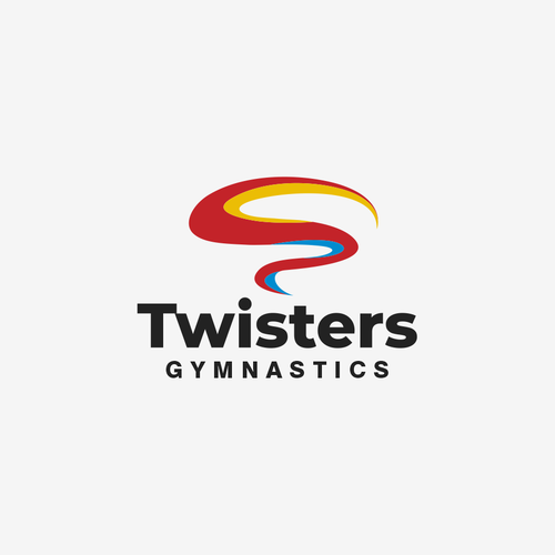 Twister Gymnastics Logo Rebrand - Modern, Exciting, Clean Logo Update for Kids Gymnastics Facility Design by Ok Lis