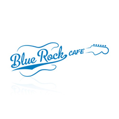 logo for Blue Rock Cafe Design by dundo