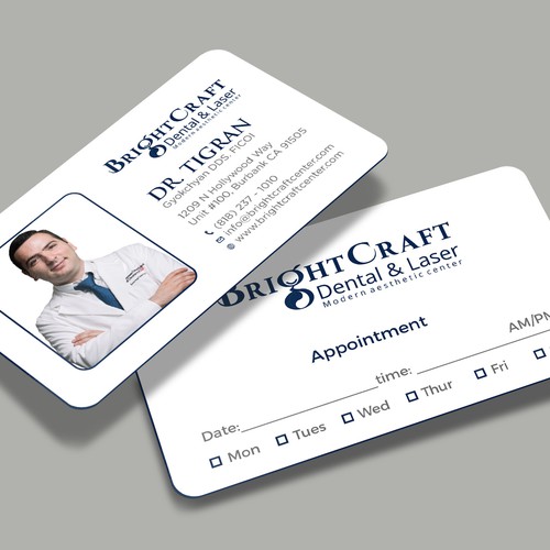 Modern Dental and Medical SPA business card Design réalisé par RENEXIT