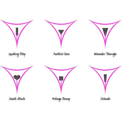 Create an amazing goto graphic for all bikini wax styles