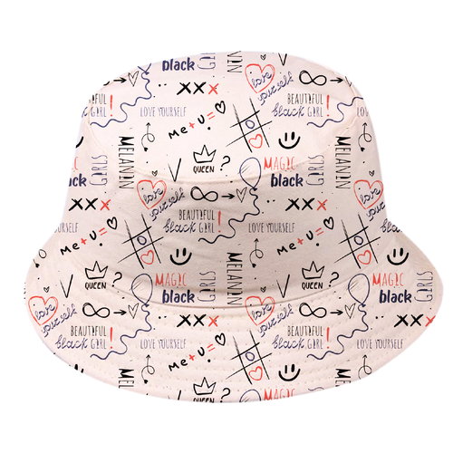 Bucket Hat Designs for Girls (black culture theme) Design by Volha_Petra