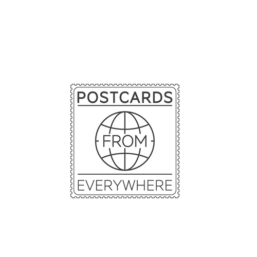 Postcards from Everywhere Logo Design by Branka lvdl