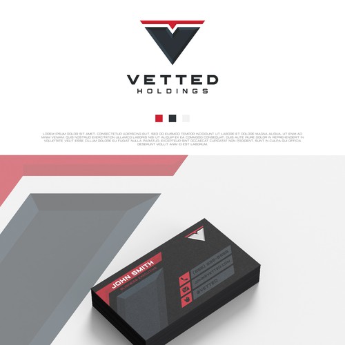 Vetted Holdings New Logo Design by Adam Barirde