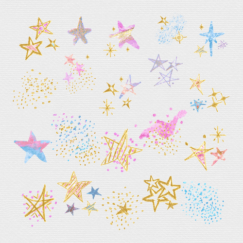 Guaranteed Star Themed Stamp Sets For Stylish Photo Editing App 星 モチーフのスタンプ大募集 オシャレなコラージュアプリで利用 スタンプ素材募集 Illustration Or Graphics Contest 99designs