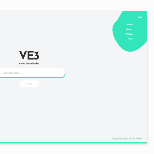 VE3 - Simple Video Downloader Website | Google Style Design by .Elias