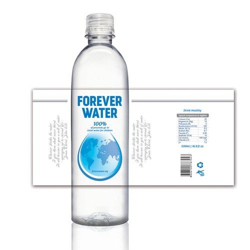 Product design for a cool and trendy kids water bottle., Product packaging  contest