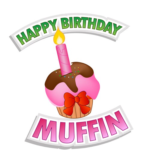 New logo wanted for Happy Birthday Muffin Ontwerp door Alexandr_ica