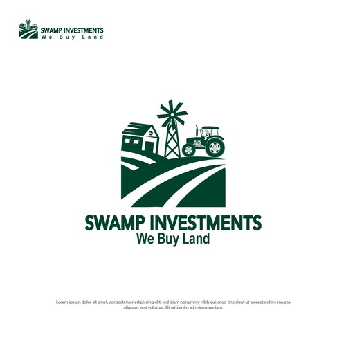 We need a logo for Swamp Investments - We buy Farms, Timberland and Vacant Land Design by Hossam zakria