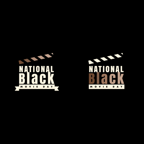 Design a newly organized holiday purposed to honor and promote Black achievements in film. Design by MINTZ ®