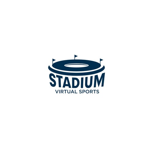 "Stadium Virtual Sports" Formal Logo Design Design by djong celebes