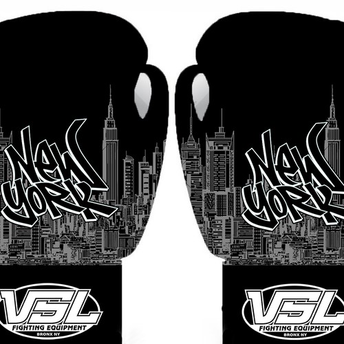 NYC Boxing Gloves Design by Simeo