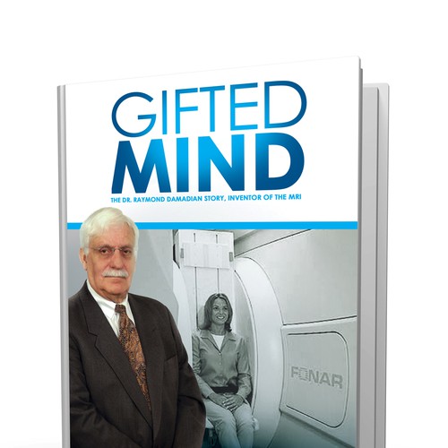 Autobiography book cover for the inventor of the MRI Design by Marco Jan