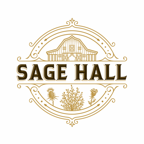 Sage Hall - Country Swing Dance & Wedding Venue Logo Design réalisé par IrfanSe