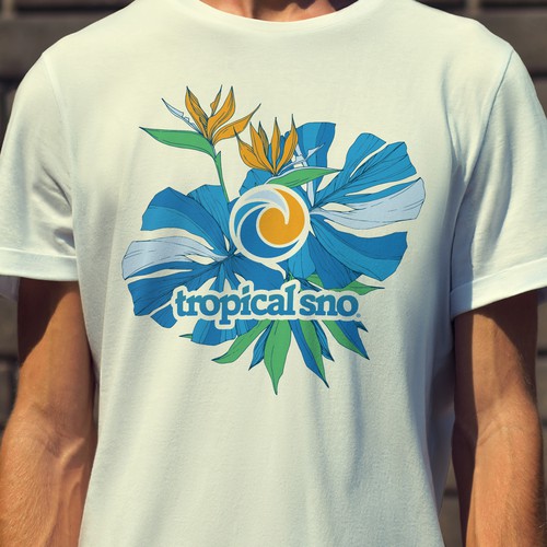 Tropical T-Shirt Design Design by zzzArt