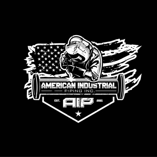 Badass logo for welding/pipefitting company Design by CrimaDezignz®