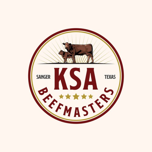Design a Texas cattle ranch logo for a family owned business Diseño de Nadder