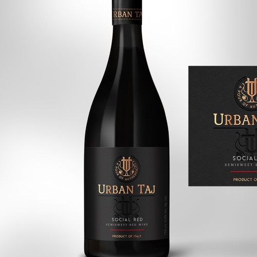 Urban Taj Wines- A Pour of Authenticity Design by Vasily ERA