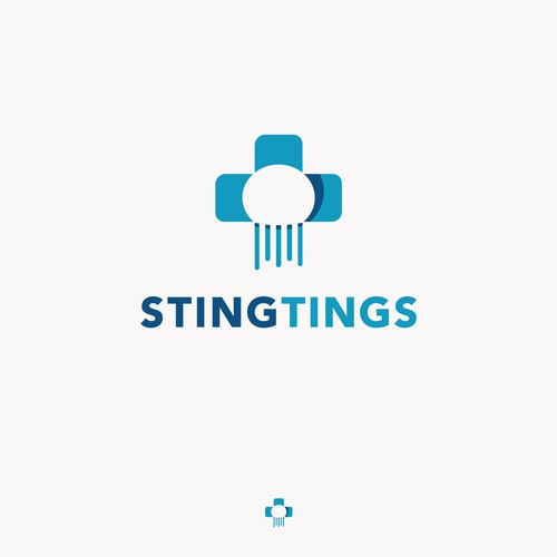 Logo for Jellyfish Sting First Aid Product Design by Owlman Creatives