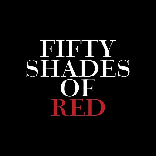 Logo for "50 Shades of Red" themed party Design by danieltriyasa