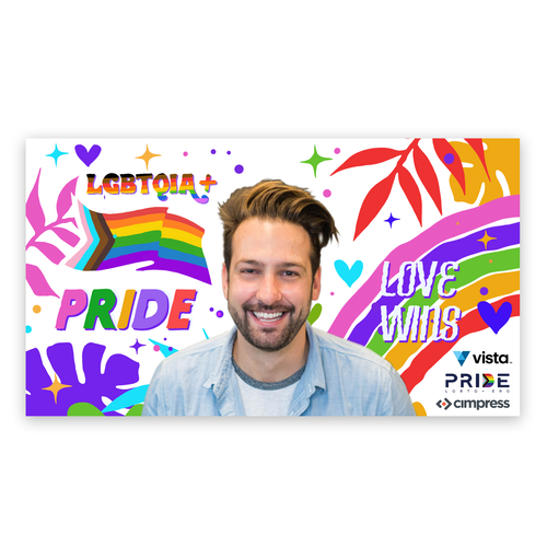 Virtual backgrounds for PRIDE month (multiple winners) Diseño de Nguyen Cao Vinh