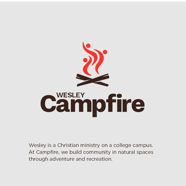 Campfire logo for an adventure and recreation community