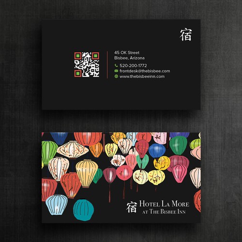 Business Card for Boutique Hotel Réalisé par Felix SH