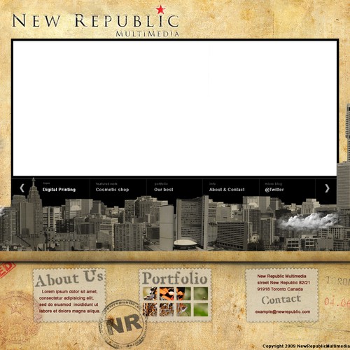 Media Companies New Design. PSD Only! Design by neboica