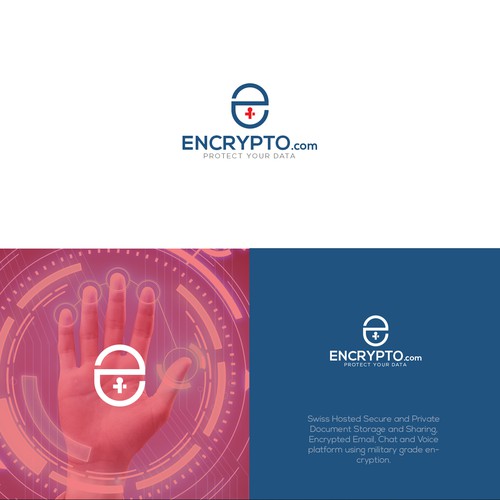 Swiss hosted secure doc storage Encrypto.com needs logo and brand built Design von APP Designs