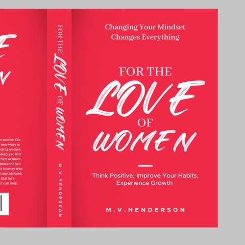 Creative book cover for the ultimate self help guide for women! Design by tumpa mistry