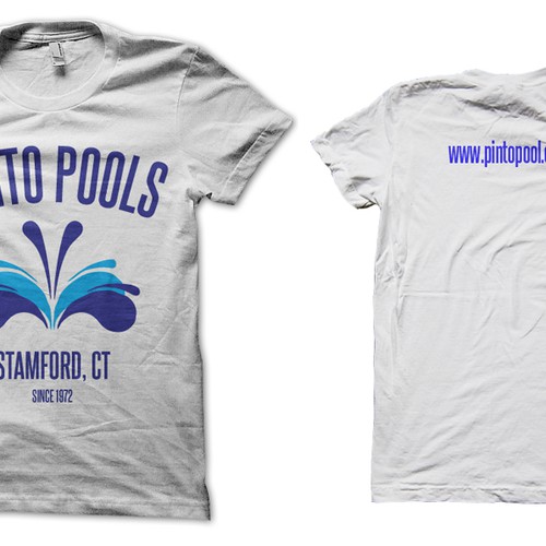 NEW Tshirt Design for swimming pool company Design by colin_k