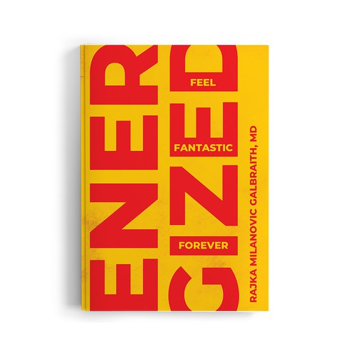 Design a New York Times Bestseller E-book and book cover for my book: Energized Réalisé par Elleve