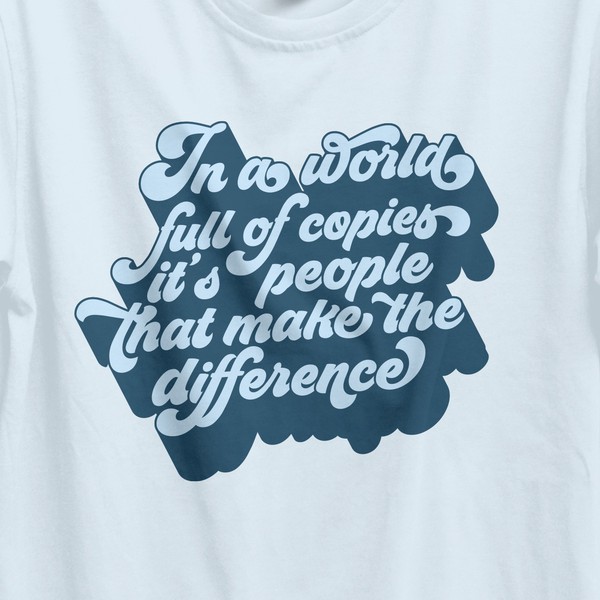 Vintage T-Shirt Typographic Design