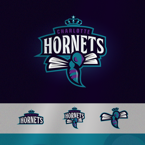 Community Contest: Create a logo for the revamped Charlotte Hornets! Design by dizzlines