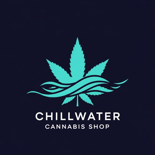 Chillwater Cannabis Shop Logo - Calm the Noise, Find Your Better Design by Kavinda Malaka
