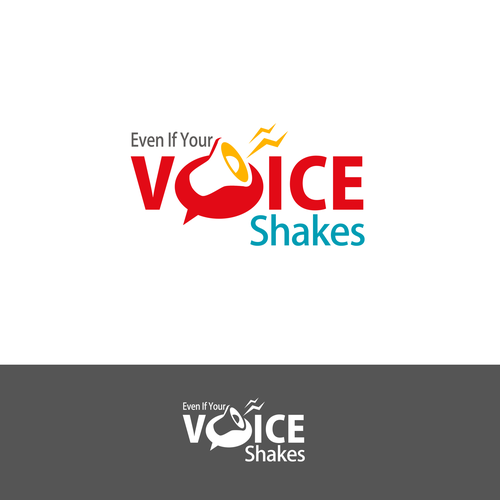 Fun Creative Logo for Empowering Mental Health Blog (speaking up, end silence, advocating 4 justice) Design by Smarttaste™ ♥