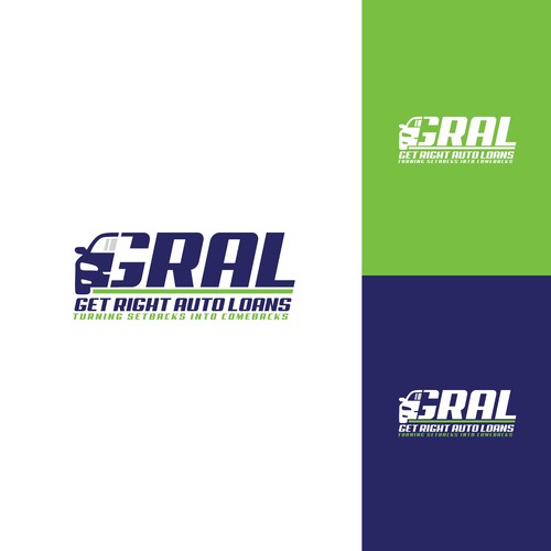 Get Right Auto Loans Logo Design by Herii1